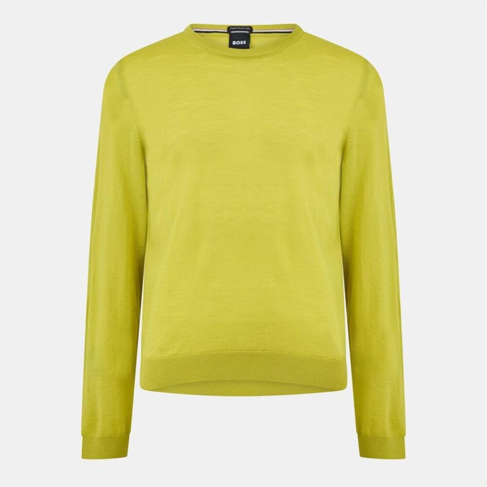 Hugo Boss Mens Leno-P Sweater / Bright Green